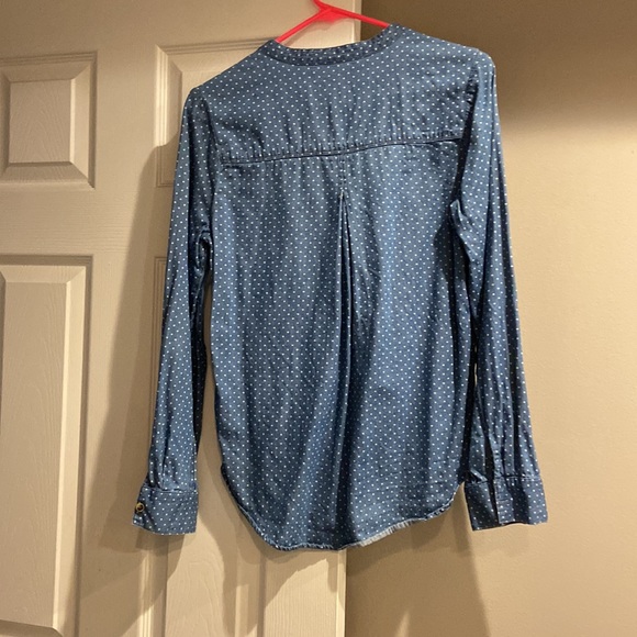 Polka Dot Chambray - Picture 4 of 5